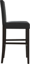 vidaXL - Barstoelen - 2 - st - massief - rubberhout - en - kunstleer
