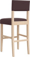 vidaXL - Barstoelen - 2 - st - massief - rubberhout - en - kunstleer