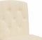 vidaXL - Barstoelen - 2 - st - massief - rubberhout - en - stof
