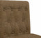 vidaXL - Barstoelen - 2 - st - massief - rubberhout - en - stof