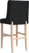 vidaXL - Barstoelen - 2 - st - massief - rubberhout - en - stof