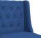 vidaXL - Barstoelen - 2 - st - massief - rubberhout - en - stof