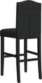 vidaXL - Barstoelen - 2 - st - massief - rubberhout - en - stof