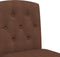 vidaXL - Barstoelen - 2 - st - massief - rubberhout - en - stof