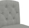 vidaXL - Barstoelen - 2 - st - massief - rubberhout - en - stof