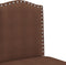 vidaXL - Barstoelen - 2 - st - massief - rubberhout - en - stof