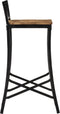 vidaXL - Barstoelen - 2 - st - massief - ruw - mangohout