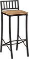 vidaXL - Barstoelen - 2 - st - massief - ruw - mangohout
