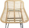 vidaXL - Barstoelen - 2 - st - natuurlijk - rattan