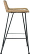 vidaXL - Barstoelen - 2 - st - natuurlijk - rattan