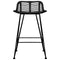 vidaXL - Barstoelen - 2 - st - rattan - zwart