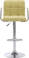 vidaXL - Barstoelen - 2 - st - stof - groen