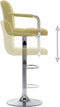 vidaXL - Barstoelen - 2 - st - stof - groen