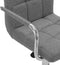vidaXL - Barstoelen - 2 - st - stof - lichtgrijs