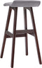 vidaXL - Barstoelen - 2 - st - stof - lichtgrijs