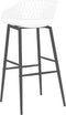 vidaXL - Barstoelen - 2 - st - wit