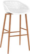 vidaXL - Barstoelen - 2 - st - wit