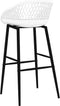 vidaXL - Barstoelen - 2 - st - wit