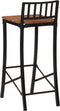 vidaXL - Barstoelen - 4 - st - massief - acaciahout