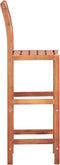 vidaXL - Barstoelen - 4 - st - massief - acaciahout