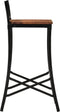vidaXL - Barstoelen - 4 - st - massief - acaciahout