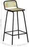 vidaXL - Barstoelen - 4 - st - massief - gerecycled - hout