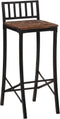 vidaXL - Barstoelen - 4 - st - massief - gerecycled - hout