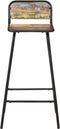vidaXL - Barstoelen - 4 - st - massief - gerecycled - hout