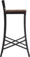 vidaXL - Barstoelen - 4 - st - massief - gerecycled - hout