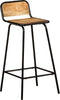vidaXL - Barstoelen - 4 - st - massief - mangohout