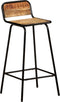 vidaXL - Barstoelen - 4 - st - massief - mangohout