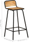 vidaXL - Barstoelen - 4 - st - massief - mangohout
