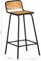 vidaXL - Barstoelen - 4 - st - massief - mangohout