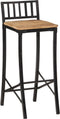 vidaXL - Barstoelen - 4 - st - massief - ruw - mangohout