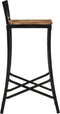 vidaXL - Barstoelen - 4 - st - massief - ruw - mangohout