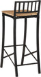 vidaXL - Barstoelen - 4 - st - massief - ruw - mangohout