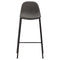 vidaXL - Barstoelen - 4 - st - stof - donkergrijs