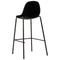 vidaXL - Barstoelen - 4 - st - stof - zwart