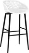 vidaXL - Barstoelen - 4 - st - wit