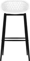 vidaXL - Barstoelen - 4 - st - wit
