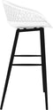 vidaXL - Barstoelen - 4 - st - wit