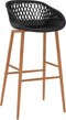 vidaXL - Barstoelen - 4 - st - zwart