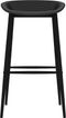 vidaXL - Barstoelen - 4 - st - zwart