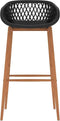vidaXL - Barstoelen - 4 - st - zwart