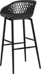 vidaXL - Barstoelen - 4 - st - zwart