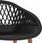 vidaXL - Barstoelen - 4 - st - zwart