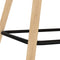 vidaXL - Barstoelen - draaibaar - 2 - st - stof - geel
