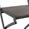 vidaXL - Barstoelen - inklapbaar - 2 - st - rattan - look - HDPE - en - staal - bruin