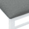 vidaXL - Barstoelen - met - kussens - 2 - st - massief - hout - rubber - wit