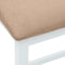 vidaXL - Barstoelen - met - kussens - 2 - st - massief - hout - rubber - wit
